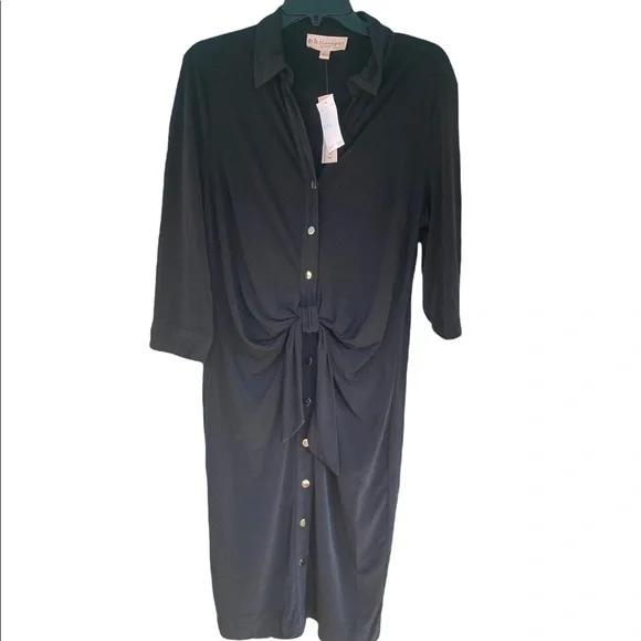 Philosophy Front Tie Button Down Dress - Picture 1 of 2
